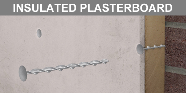 Fixing Insulated Plasterboard Laminates