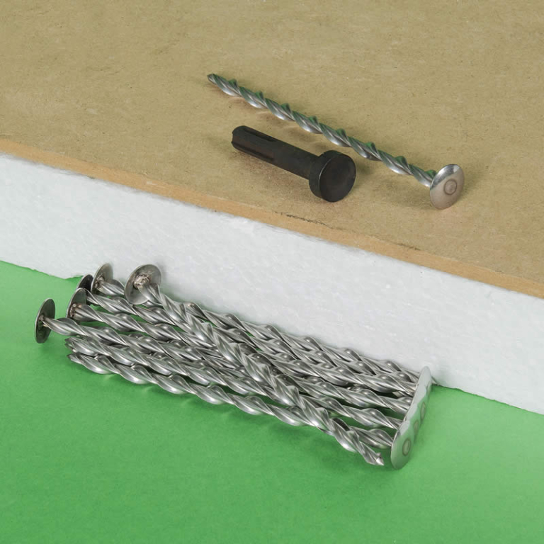 Flat Roof Insulation Fixings - Thor Helical | Wall Ties | Helical Bars ...